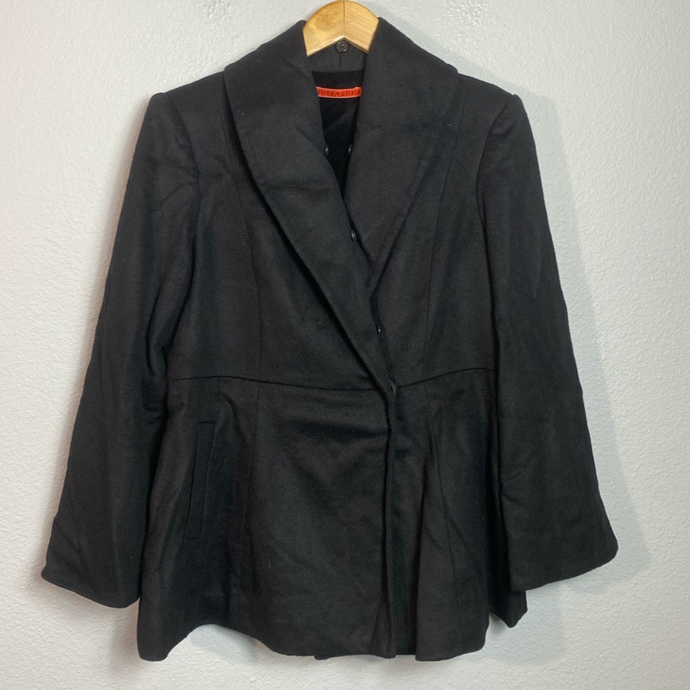 Alice and Olivia Pea Coat Flare